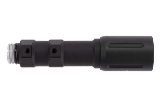 Modlite OKW 18650 Weapon Mounted Light (with no tailcap) is made of aluminum